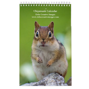 Chipmunks 2026 calendar