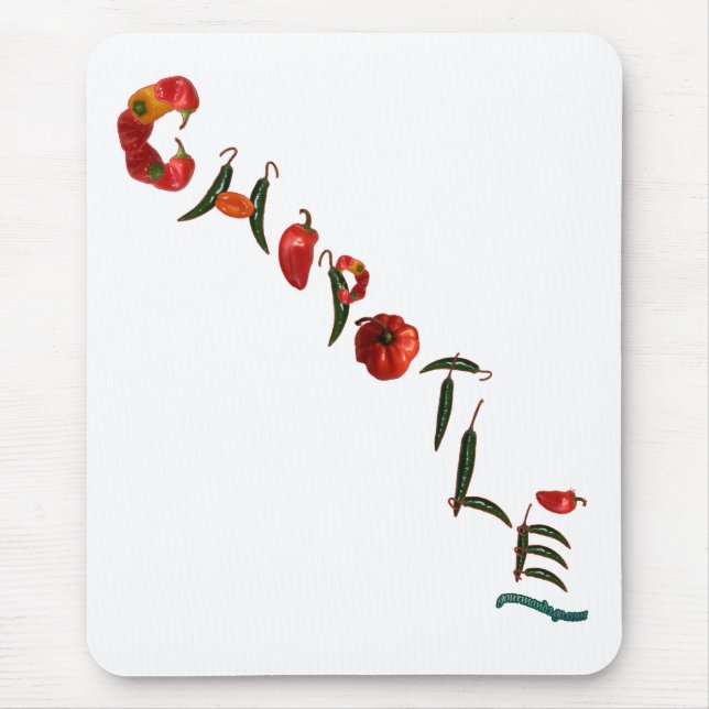 Chipotle Chili Peppers Mouse Pad (Front)