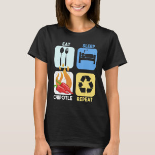 Chipotle Peppers Sauce Chili Salsa Powder Queso Fo T-Shirt