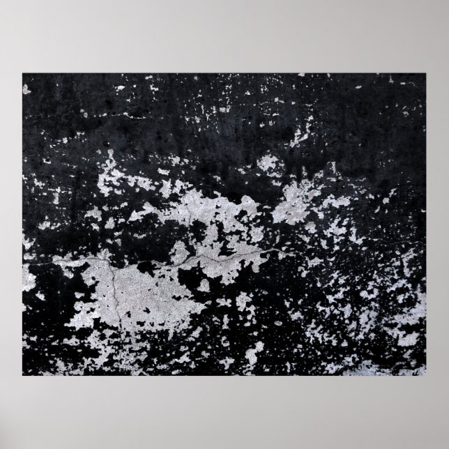Chipped black paint poster (Front)