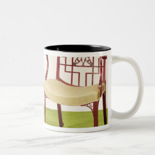 Chippendale mahogany dining chairs Two-Tone coffee mug