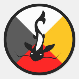 Chippewa Dodem Manaameg Classic Round Sticker