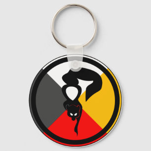 Chippewa Dodem Waabizheshi Keychain
