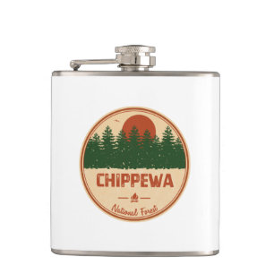 Chippewa National Forest Hip Flask