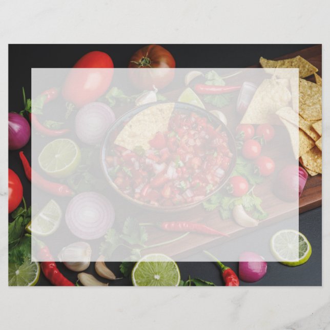 Chips and Homemade Salsa Flyer (Front)