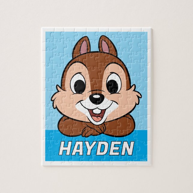 Chip's Cheerful Grin Jigsaw Puzzle (Vertical)