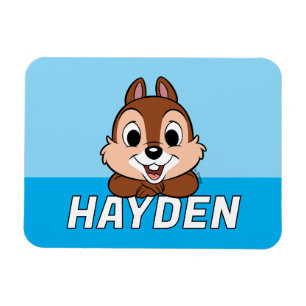 Chip's Cheerful Grin Magnet