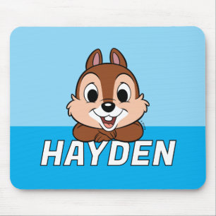 Chip's Cheerful Grin Mouse Pad
