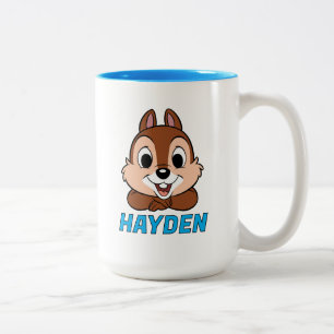 Chip's Cheerful Grin Two-Tone Coffee Mug