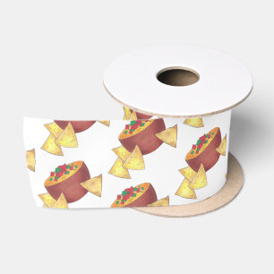 Chips Chili Con Queso Blanco Nachos Cheese Dip Satin Ribbon