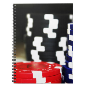 Chips Gambling Casino Win Game Luck Risk Bet Notebook
