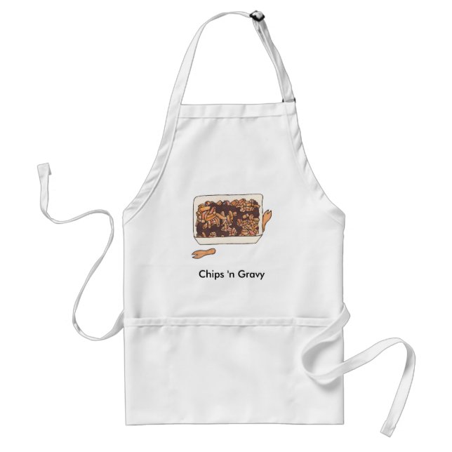 Chips 'n Gravy Standard Apron (Front)