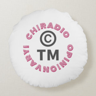 CHIRadio LLC iceCream hat Round Pillow
