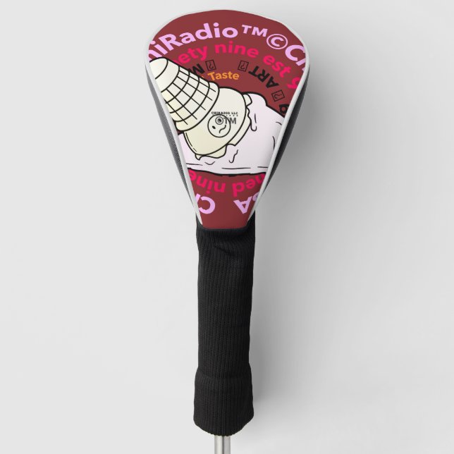 ChiRadioLLC ™ IceCream  Golf Head Cover (Front)