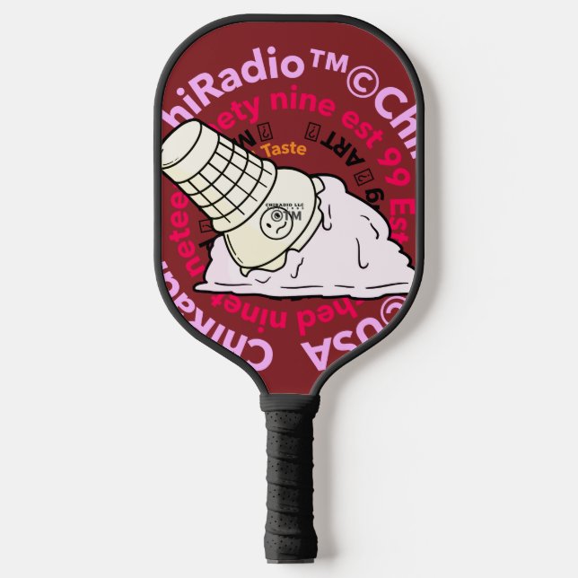 ChiRadioLLC ™ IceCream  Pickleball Paddle (Front)