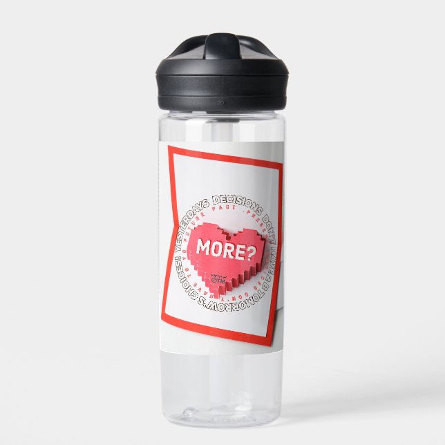 ChiRadioLLC™ Inspirational Message WaterBottle Water Bottle (Front)