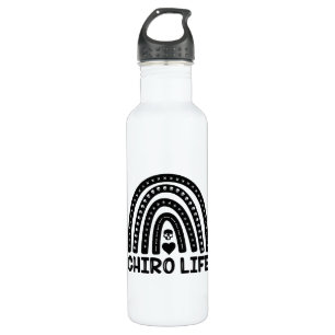 Chiro Life Chiropractic Spine Chiropractor 710 Ml Water Bottle