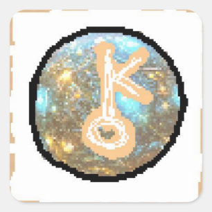 Chiron Day Square Sticker