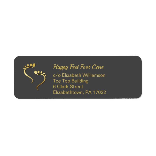Chiropodist Podiatrist Pedicure Foot Care (Front)