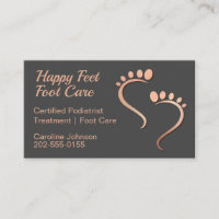 Chiropodist Reflexologist Pedicure Footprint Rose