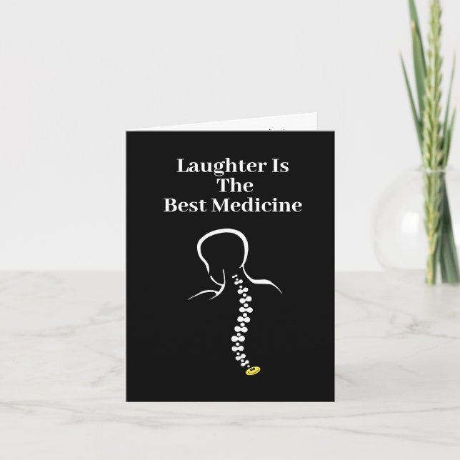 Chiropracteur Funny Bone Carte de remerciements (Devant)