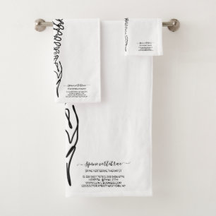 Chiropractic Anatomy Orthopedic doctor Bath Towel Set