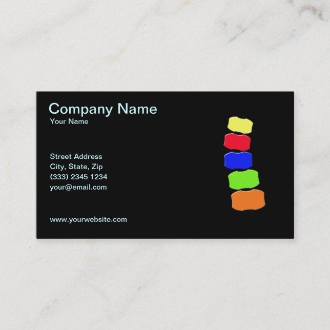 Chiropractic business card (Front)