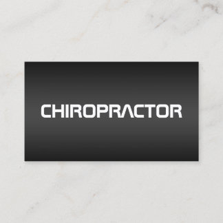 Chiropractic Business Card