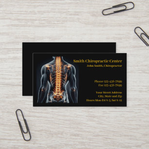Chiropractic Chiropractic Clinic Business Card