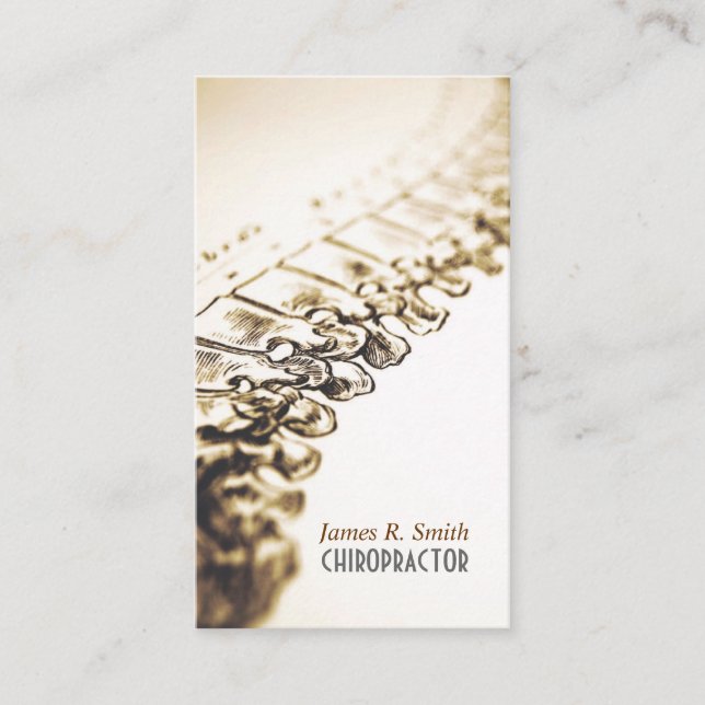 Chiropractic, Chiropractor, Health Clinic Business Card (Front)