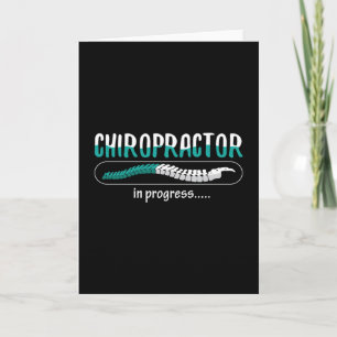 Chiropractic Chiropractor In Progress Chiro Spine Card