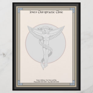 Chiropractic Chiropractor Letterhead