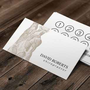 Chiropractic Chiropractor Massage Therapy Loyalty Card