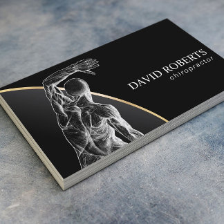 Chiropractic Chiropractor Spine Adjust Therapist  Business Card