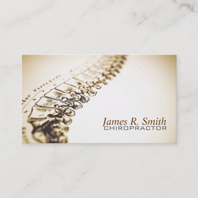 Chiropractic Clinic Business Card / Health (Front)