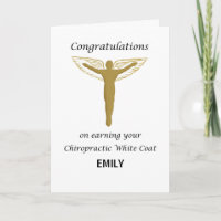 Chiropractic Custom School Name White Coat Ceremon