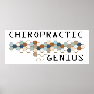 Chiropractic Genius Poster