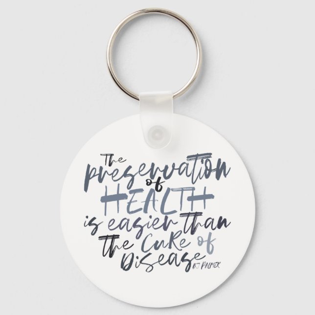 Chiropractic Gift, Chiropractor, Chiropractic  Keychain (Front)