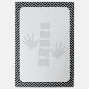 Chiropractic Hands and Spine Logo  Post-it® Notes