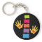 Chiropractic Hands & Spine Keychain