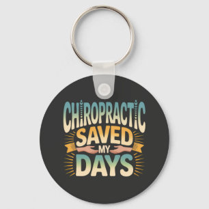 Chiropractic Healing and Back Pain Relief Keychain