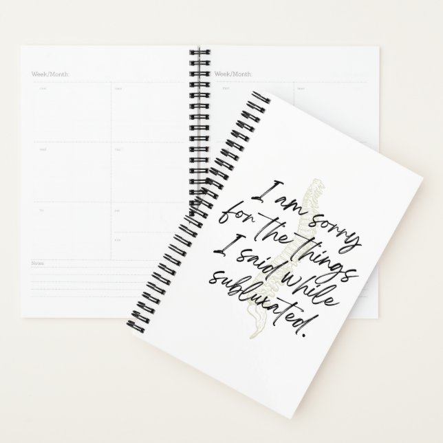 Chiropractic Planner, Chiropractic Gift, Chiro Planner (Display)