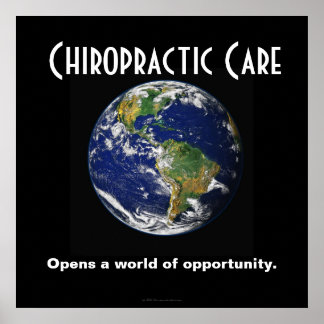 Chiropractic Poster: Opens A World of Opportunity Poster