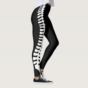 Chiropractic spine leggings with customizable name