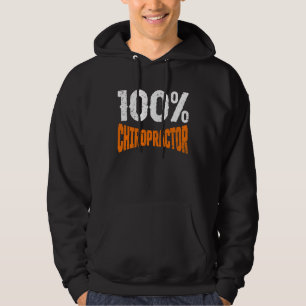 Chiropractic Spine Treatment 100 Spinal Chiropract Hoodie