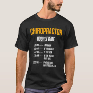 Chiropractic Spine Treatment Spinal Chiropractor 3 T-Shirt