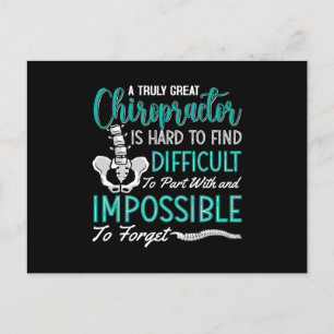 Chiropractic Spine Truly Great Chiropractor Chiro Postcard