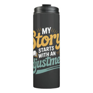 Chiropractic Student Motivation Spine Quote Thermal Tumbler