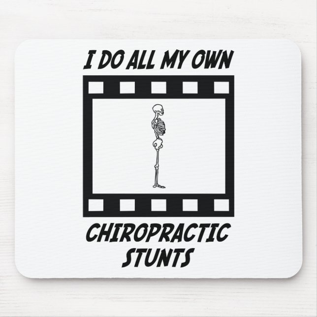 Chiropractic Stunts Mouse Pad (Front)