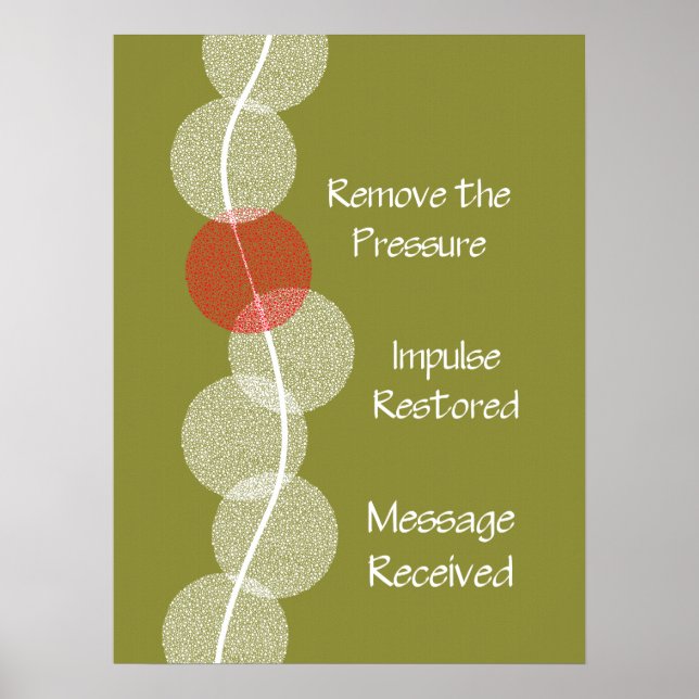 Chiropractic Subluxation Nerve Impingement Poster (Front)